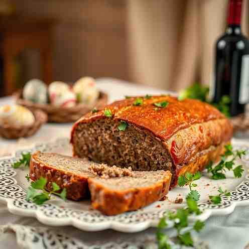 Lamb Meat Loaf - Traditional Romanian Drob for Easter